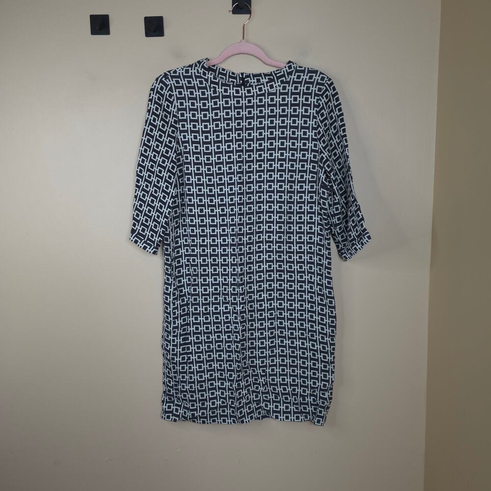 S Max Mara Printed Shirt Dress in Brown Size 8